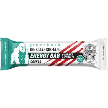 Greenback The Killer Coffee Co Energy Bar 50g