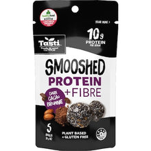 Tasti Smooshed Protein + Fibre Balls Dark Cacao Brownie 58g 5 pack