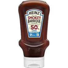 Heinz Smokey BBQ Sauce Bottle 50% Less Sugar 500mL