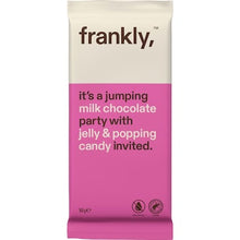 Frankly Milk Chocolate Jelly & Popping Candy Block 160g