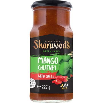 Sharwoods Mango Chutney With Chilli 227g
