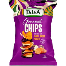 DJ&A Gourmet Chips Seasoned Salt Taro & Sweet Potato 100g