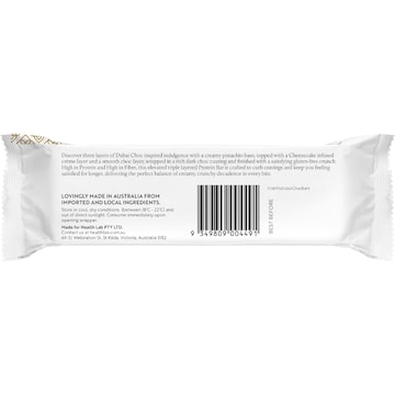 Health Lab Protein Bar Dubai Choc Cheesecake 45g