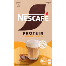 Nescafe Protein Caramel Latte Sachets 8 pack