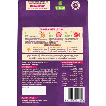 Patak's BBQ Kit Butter Chicken 160g