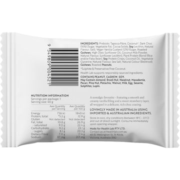 Health Lab Neapolitan Cheesecake Choc Coated Protein Ball 40g