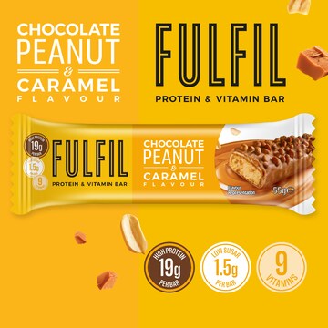 Fulfil Protein & Vitamin Bar Chocolate Peanut & Caramel 55g