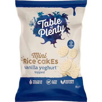 Table Of Plenty Mini Rice Cakes Vanilla Yoghurt 60g