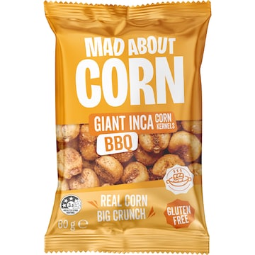 Mad About Corn Giant Inca Corn Kernels BBQ 60g