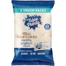 Table of Plenty Mini Rice Cakes Vanilla Yoghurt Snack 84g 6 pack