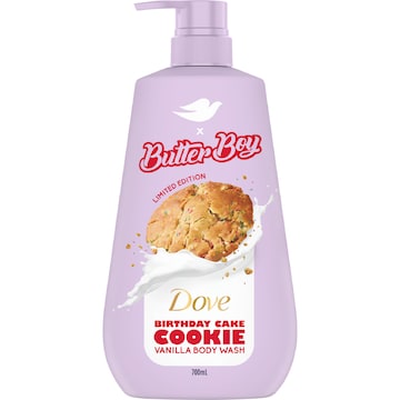 Dove Butter Boy Vanilla Body Wash Birthday Cake Cookie 700mL