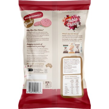 Table Of Plenty Mini Rice Cakes Berry Yoghurt Family 200g