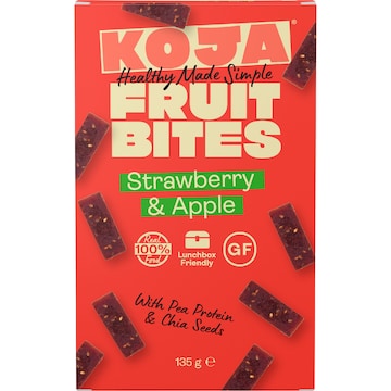 Koja Fruit Bites Strawberry & Apple 135g