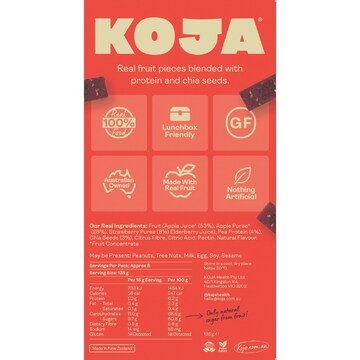 Koja Fruit Bites Strawberry & Apple 135g