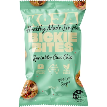 Koja Bickie Bites Sprinkles Choc Chip 150g