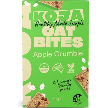 Koja Oat Bites Apple Crumble 150g 5 pack