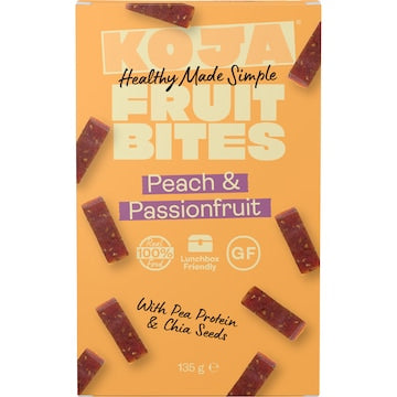 Koja Fruit Bites Peach & Passionfruit 135g