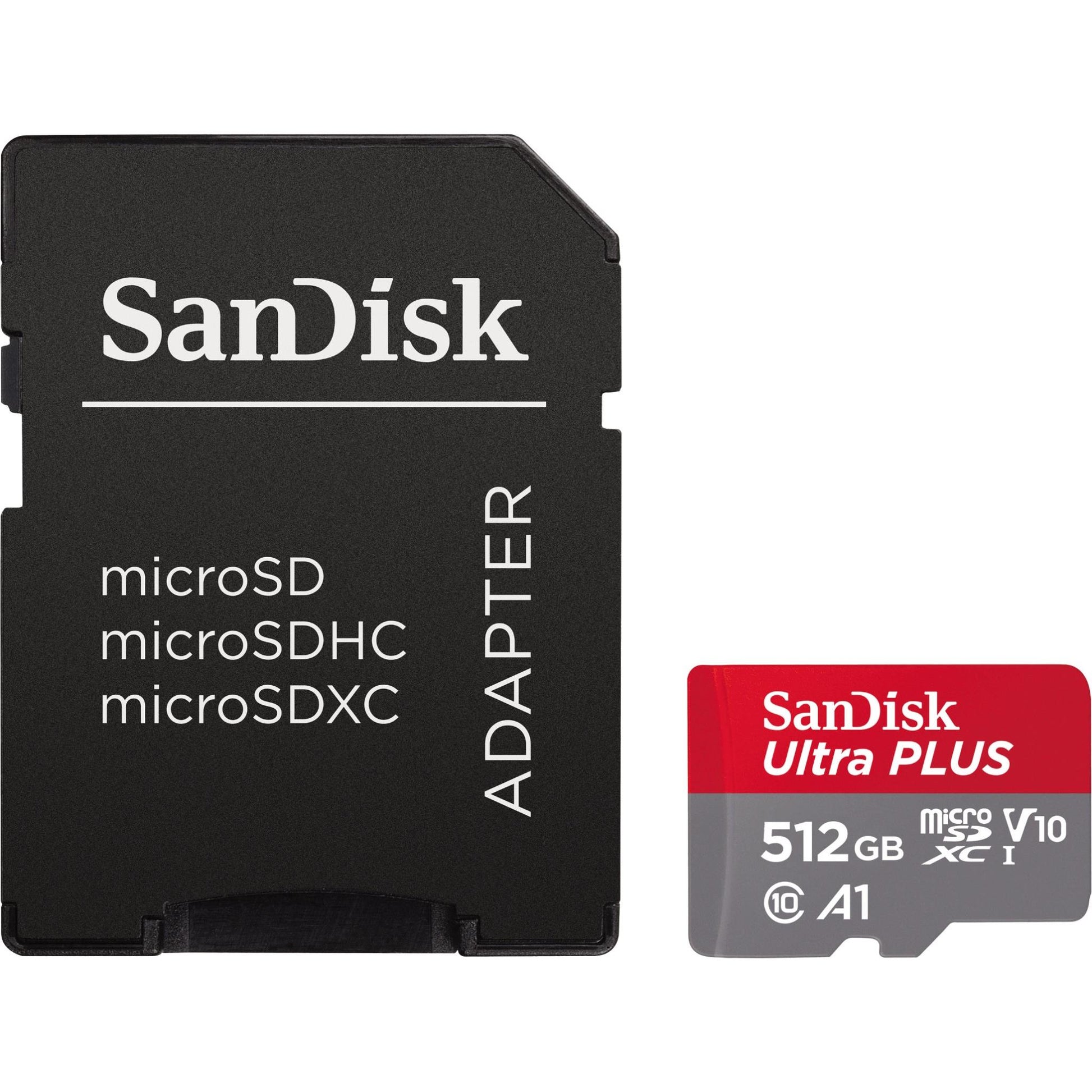 SanDisk Ultra Plus microSDXC 512GB Memory Card