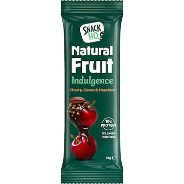 Snack HQ Natural Fruit Indulgence Bar Cherry Cocoa & Hazelnut 40g