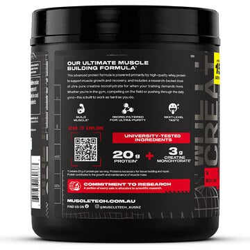 Muscle Tech Whey & Creatine Powder Triple Chocolate 465g