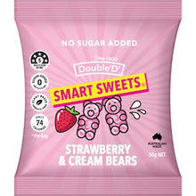 Double 'D' Smart Sweets Strawberry & Cream Bears 50g