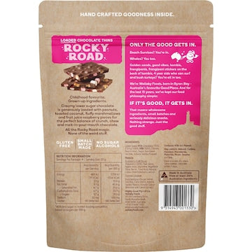 Wallaby Loaded Chocolate Thins Rocky Road 80g