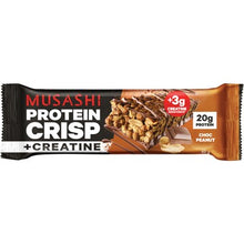 Musashi Protein Crisp & Creatine Bar Choc Peanut 60g