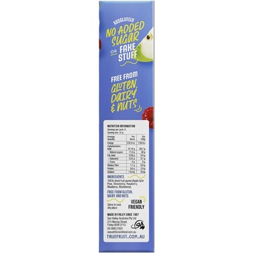 True Fruit Fruit Straps Wildberry 120g 6 pack