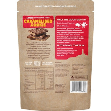 Wallaby Loaded Chocolate Thins Caramelised Cookie 80g