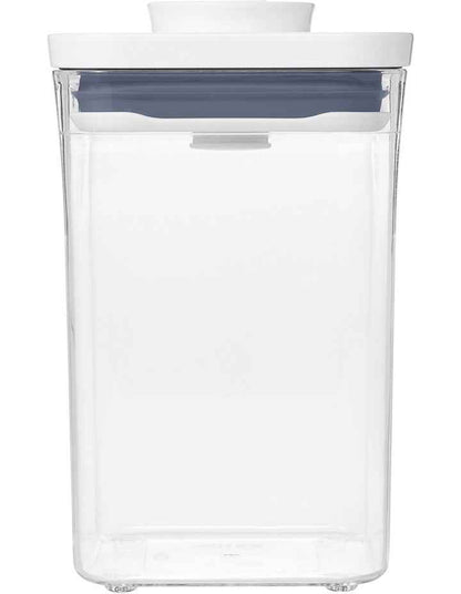 Pop Short Small Square Container 1L in Clear