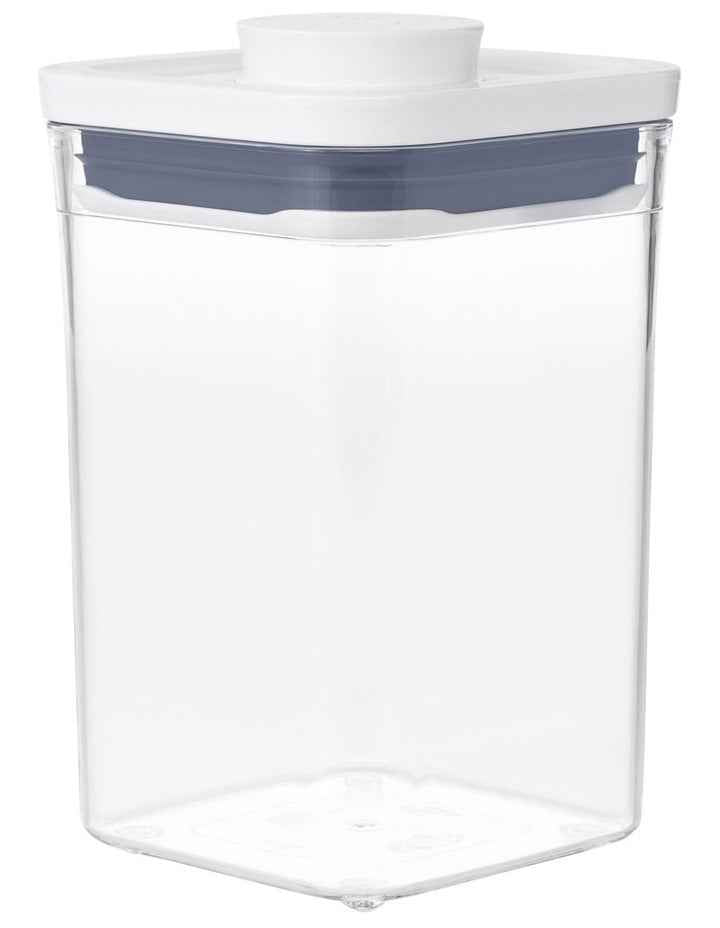 Pop Short Small Square Container 1L in Clear