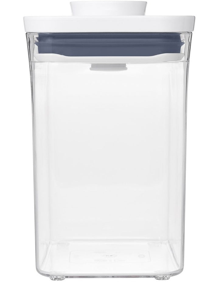 POP Container Rectangle, Short 1.6L in Clear