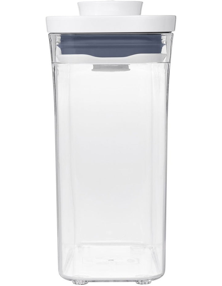 Pop Short Slim Rectangle Container 1.1L in Clear