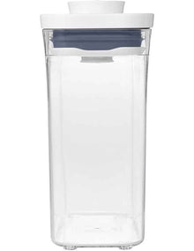 Pop Short Slim Rectangle Container 1.1L in Clear