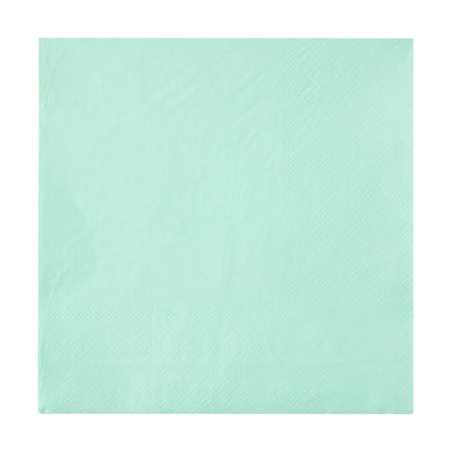 20 Piece Pastel Green Paper Napkins