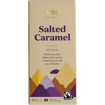 Pico Organic Vegan Chocolate Salted Caramel 80g