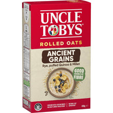 Uncle Tobys Rolled Oats Ancient Grains Rye, Puffed Quinoa & Millet 490g