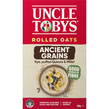 Uncle Tobys Rolled Oats Ancient Grains Rye, Puffed Quinoa & Millet 490g