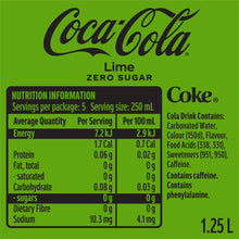 Coca-Cola Lime Zero Sugar 1.2l