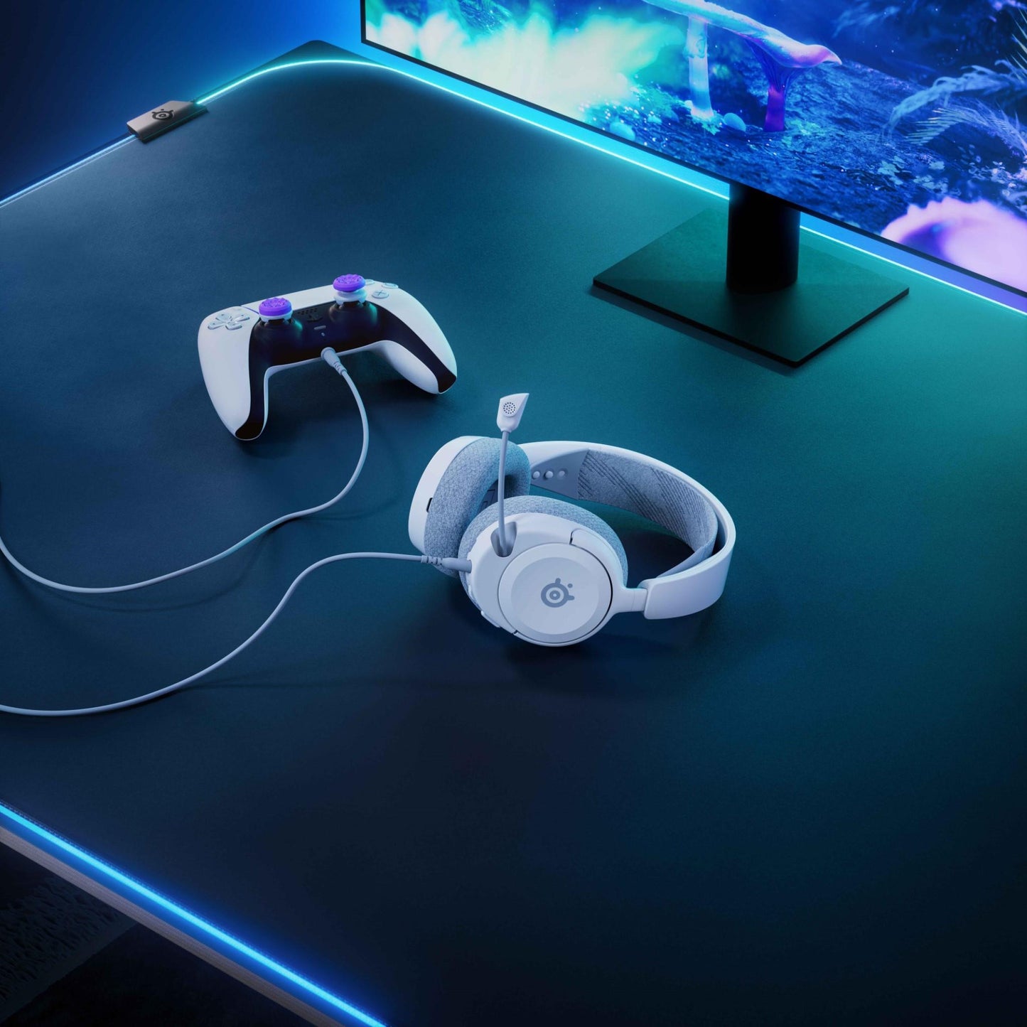 SteelSeries Arctis Nova 1 Gaming Headset (White)