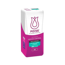 POISE LINERS ADVANCED ODOUR PROTECT EXTRA LONG 20PK