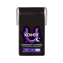 U BY KOTEX PADS EXTRA OVERNIGHT WITH WINGS 6PK