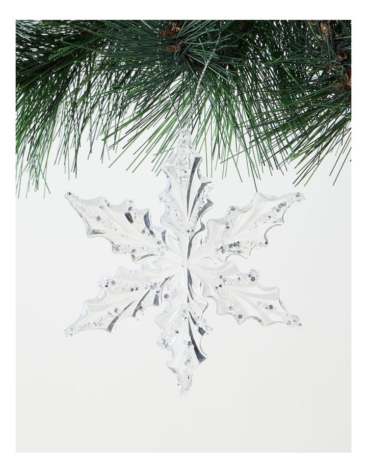 Luxe Christmas Acrylic Snowflake