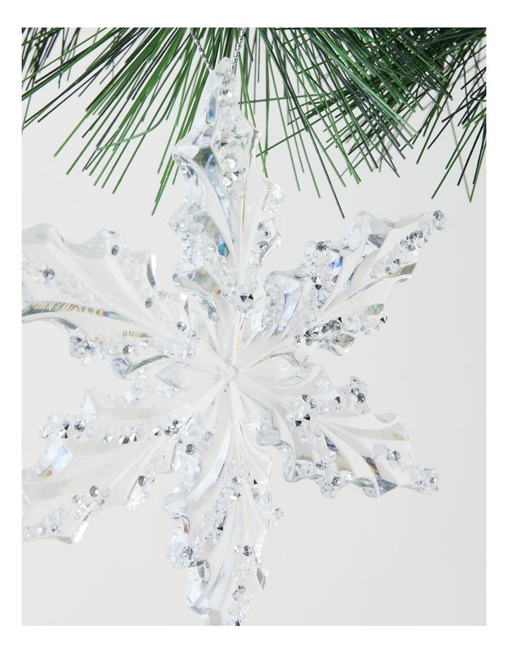 Luxe Christmas Acrylic Snowflake