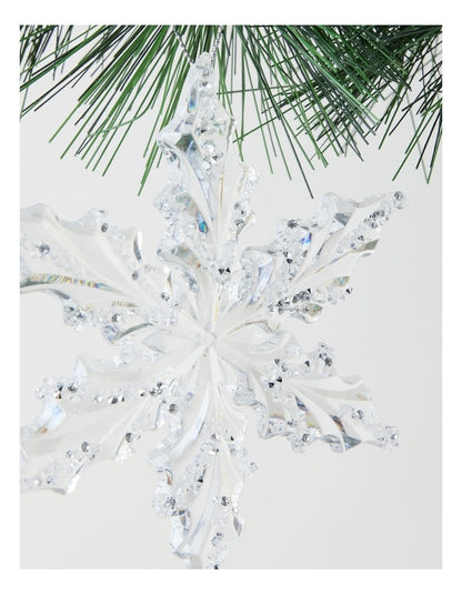 Luxe Christmas Acrylic Snowflake