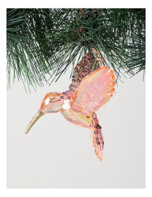 Luxe Christmas Pink and Gold Plastic Honeybird