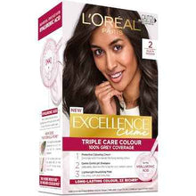 L'Oreal Paris Excellence Creme Hair Colour 2 Black Brown each