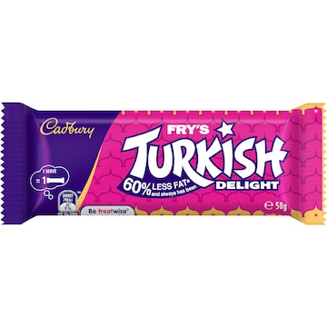 Cadbury Fry's Turkish Delight Milk Chocolate Bar 50g