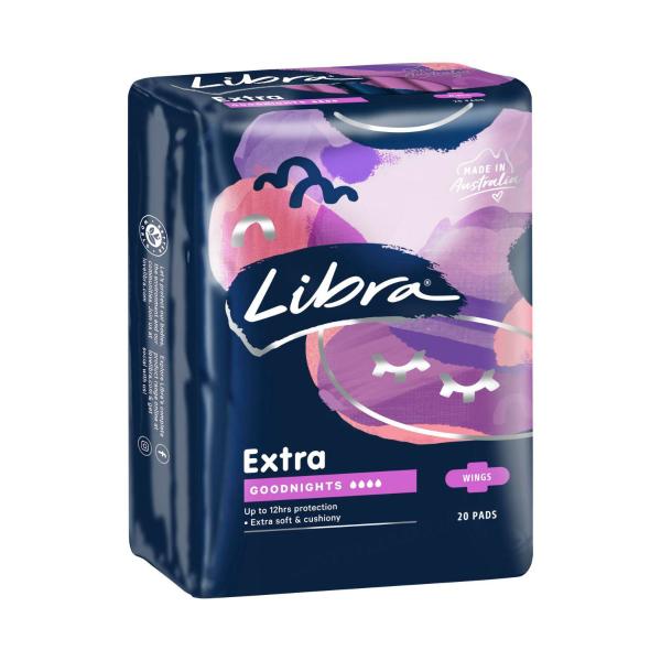 LIBRA PADS GOODNIGHTS EXTRA 20PK