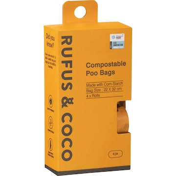 Rufus & Coco Do Good Poo Bags 4 pack